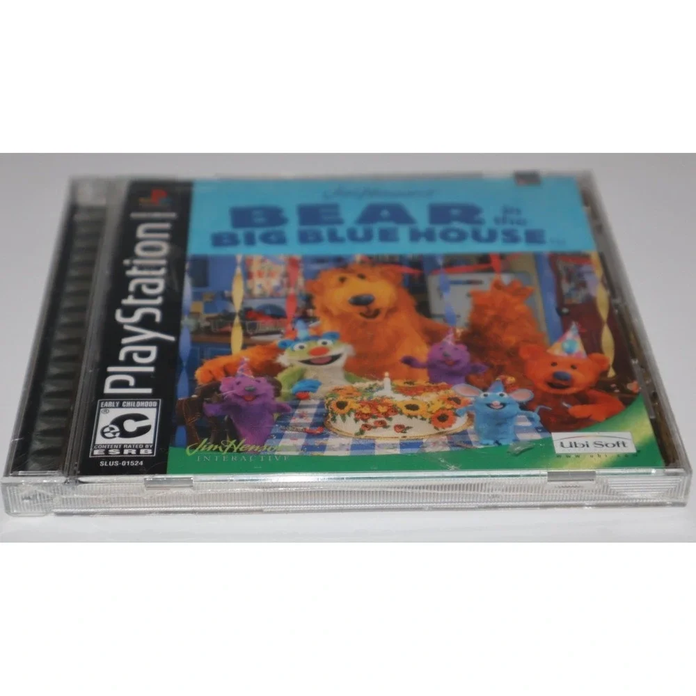 Jim Henson's Bear in the Big Blue House 2002 PlayStation Game SEALED NEW
